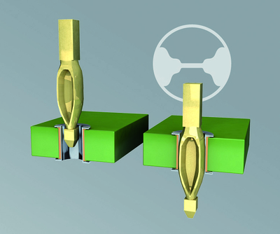 New Press-Fit PCB Pins for Plated-Through Holes