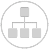 Icon Sichere Prozesse white frei